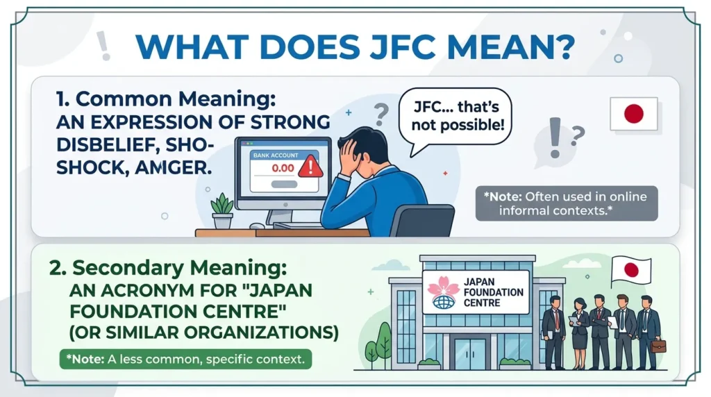 What Does JFC Mean 
