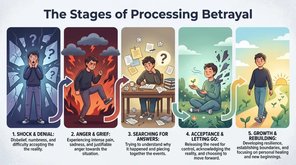 The Stages of Processing Betrayal