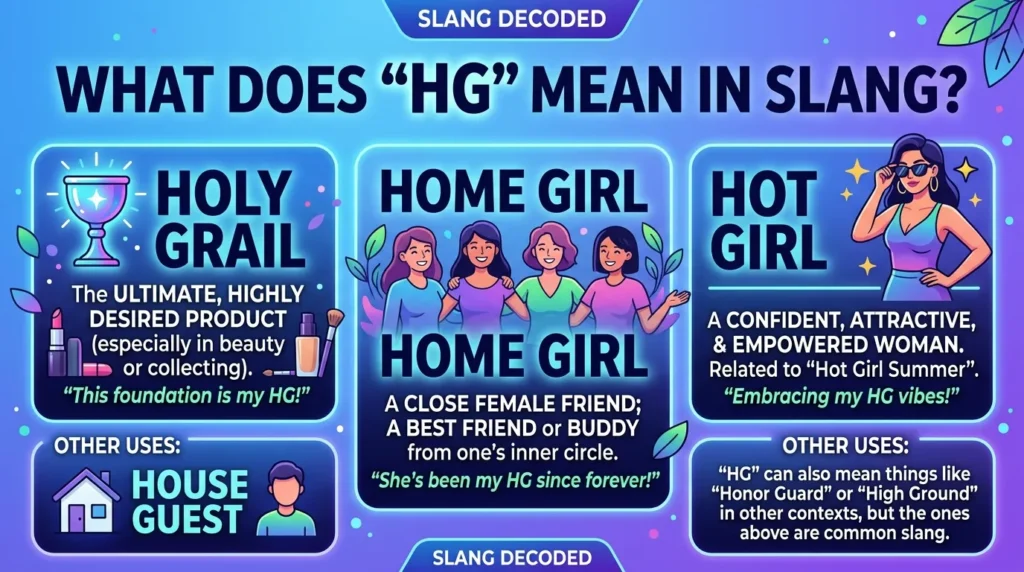 What Does HG Mean in Slang?