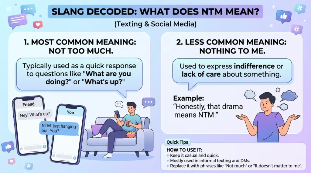What Does NTM Mean in Slang?