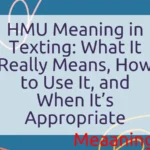 HMU Meaning in Texting