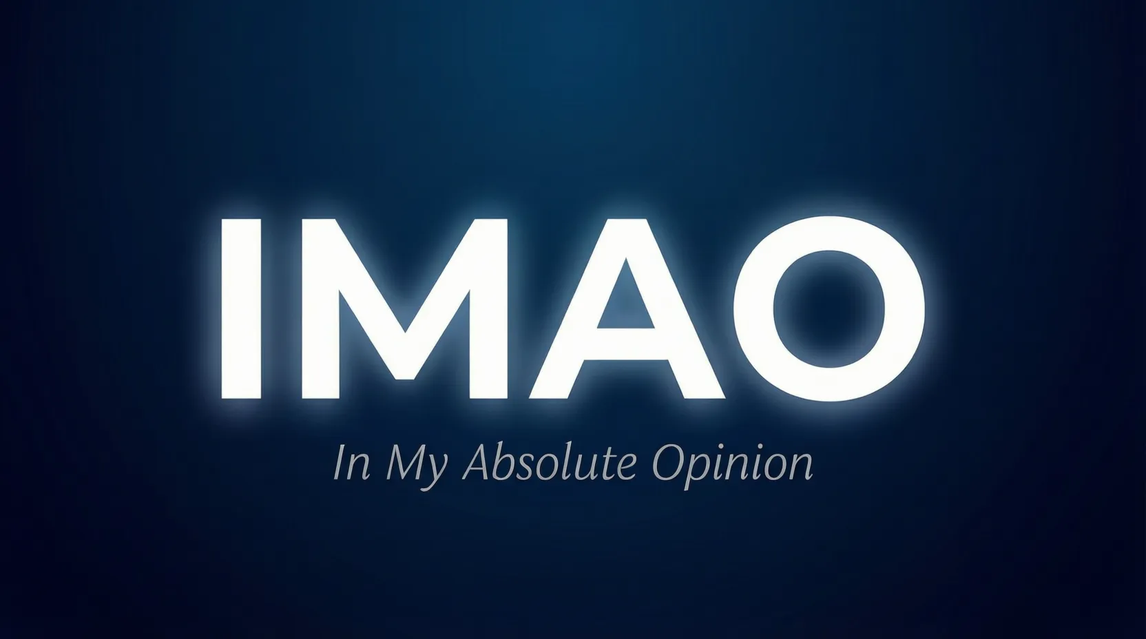 IMAO Meaning in Text