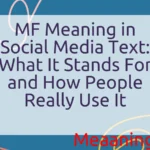 MF Meaning in Social Media Text