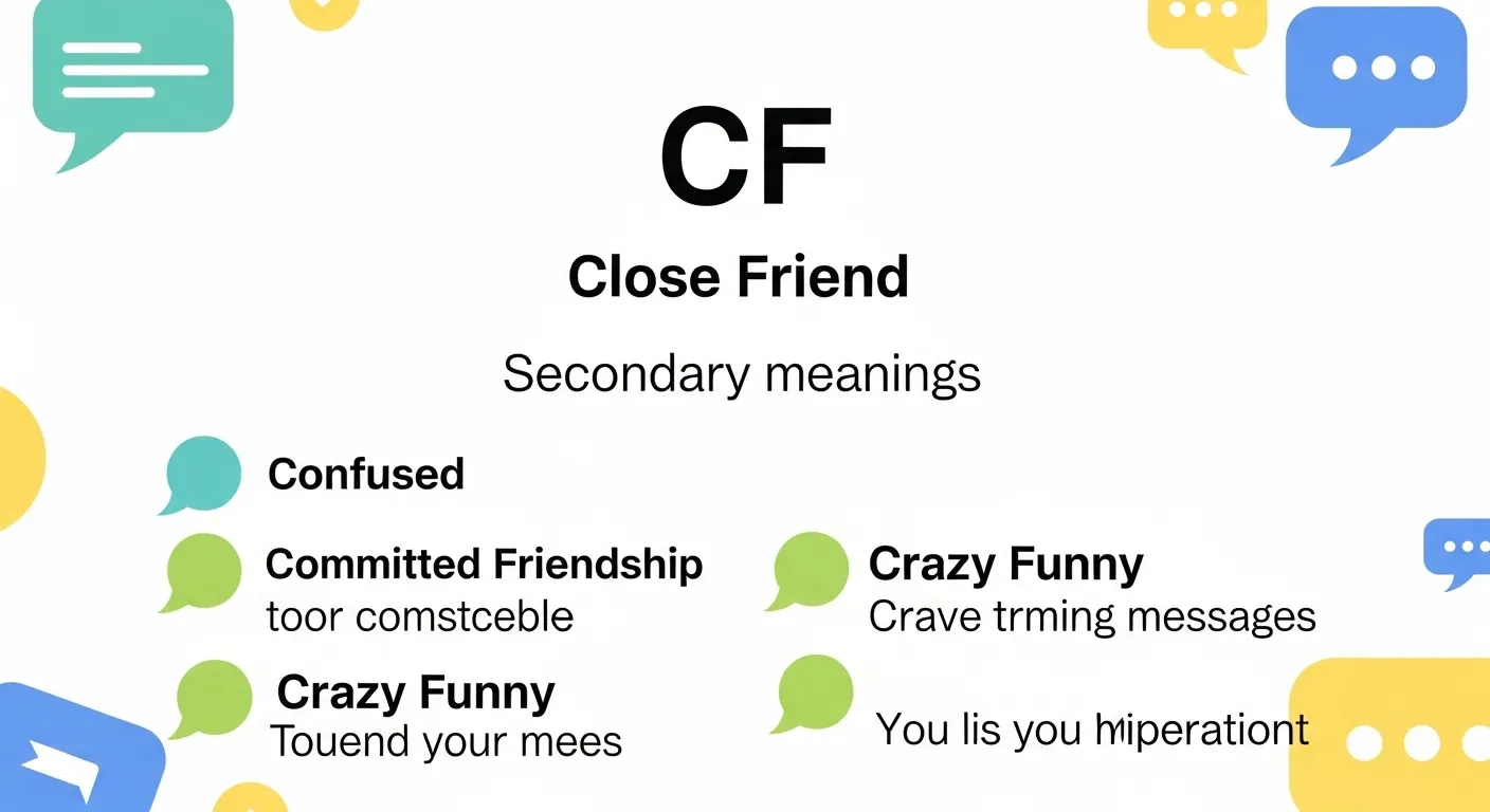 CF Meaning in Text Messages