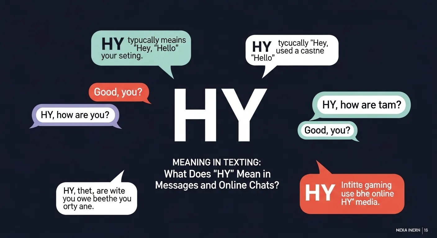 HY Meaning in Texting