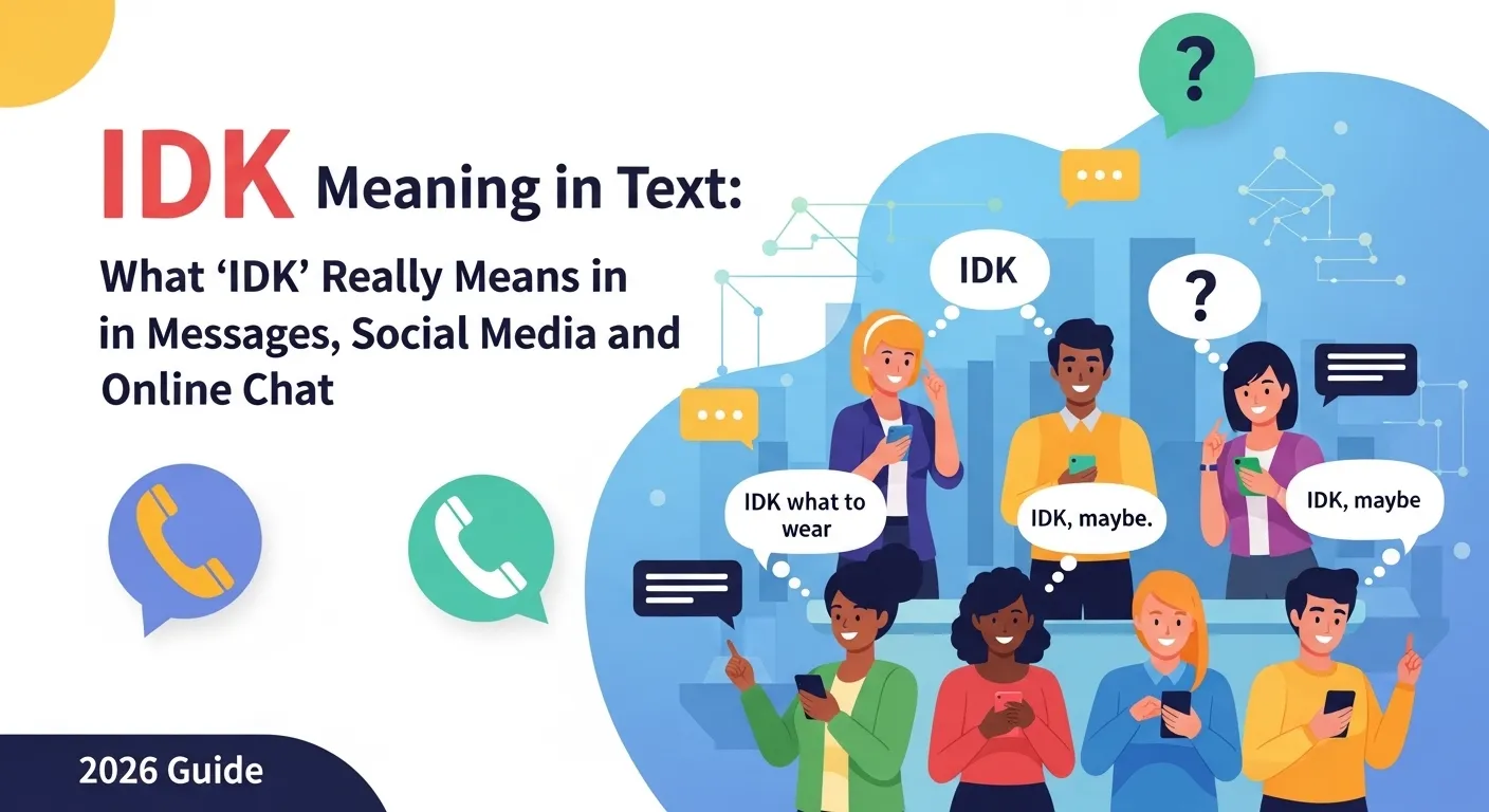 IDK Meaning in Text