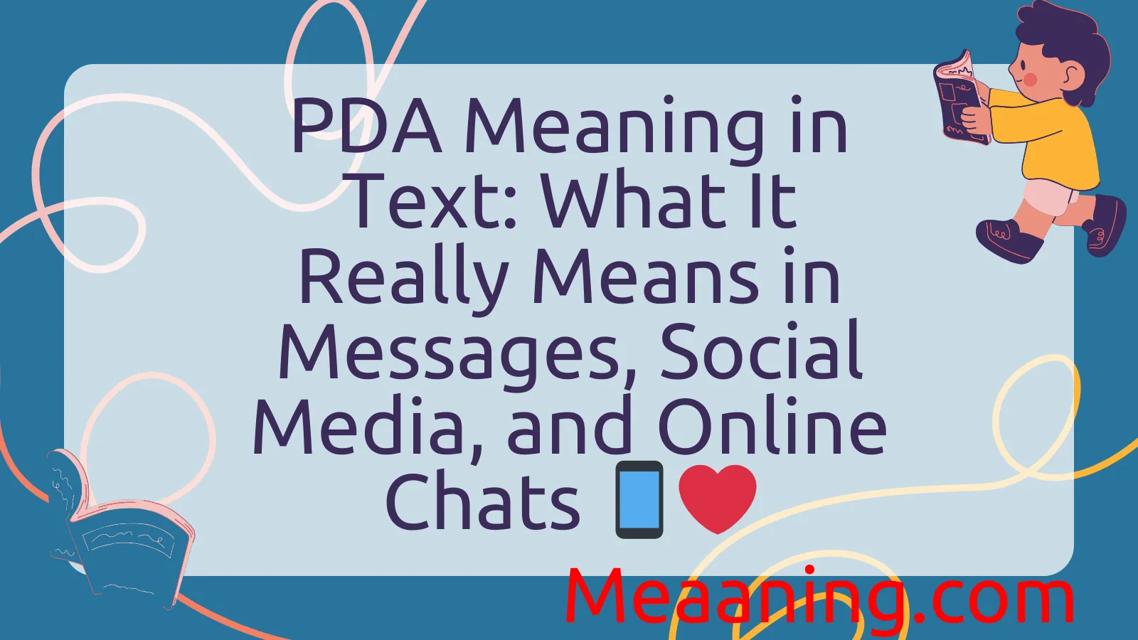 PDA Meaning in Text