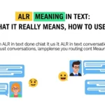 ALR Meaning in Text