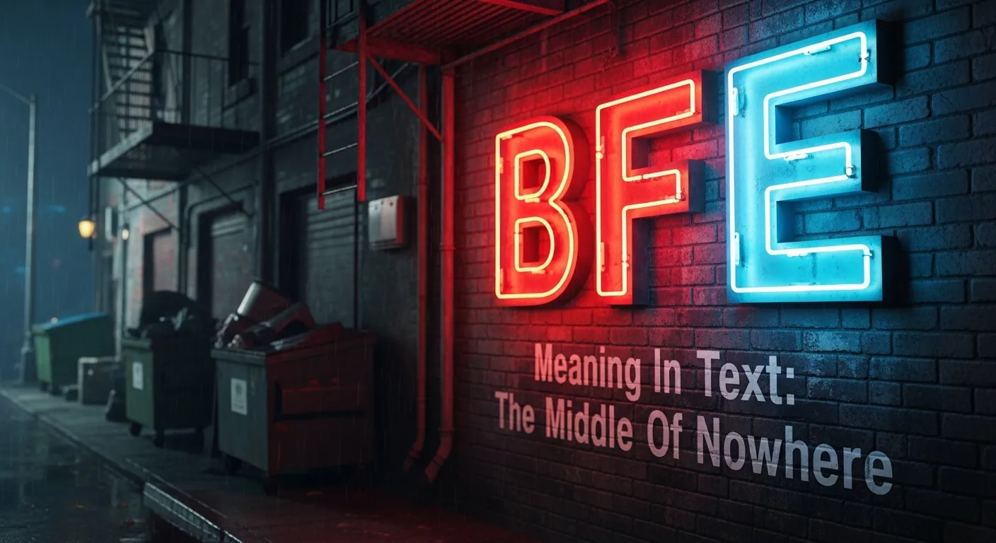 BFE Meaning in Text