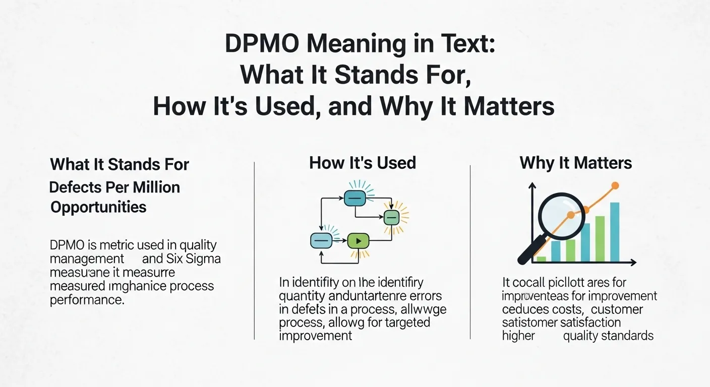 DPMO Meaning in Text