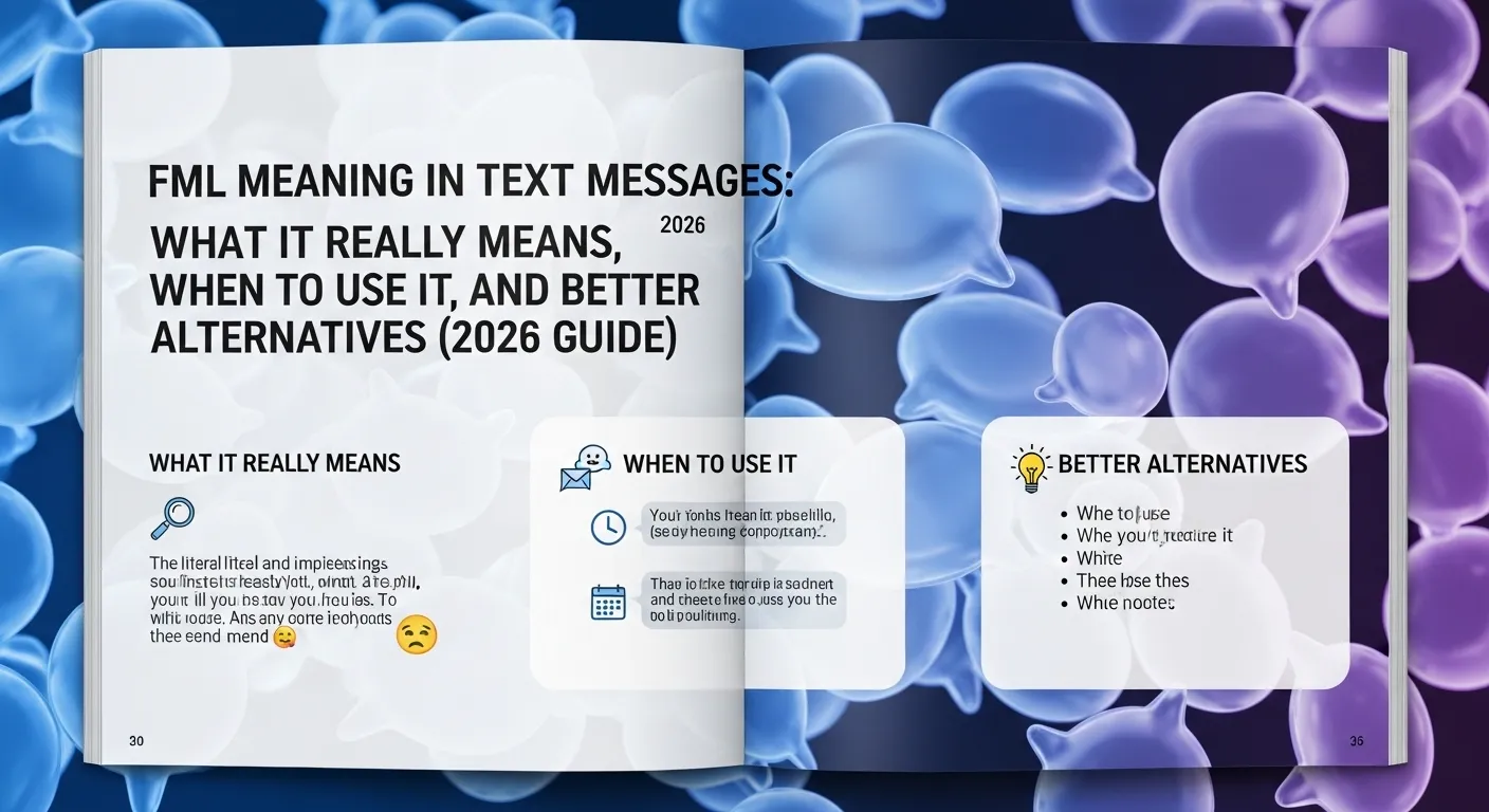 FML Meaning in Text Messages