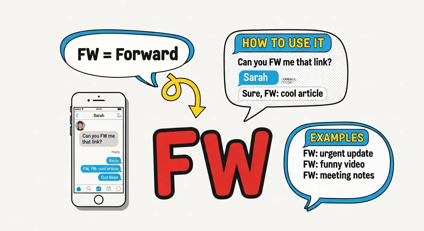 FW Meaning in Text Messages