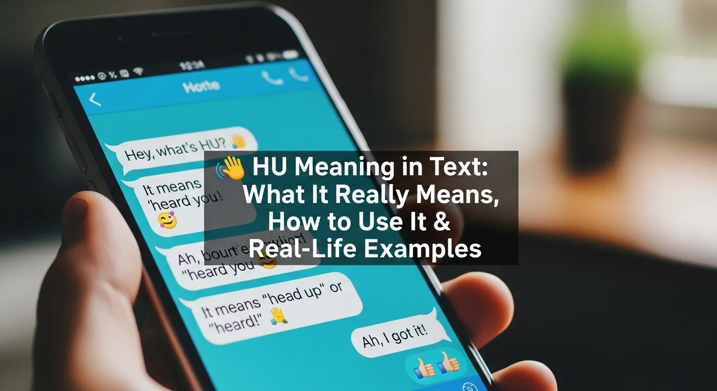 HU Meaning in Text