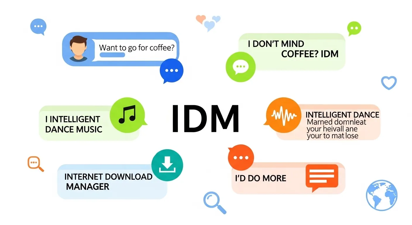 IDM Meaning in Text