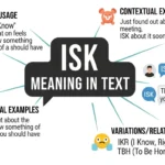ISK Meaning in Text