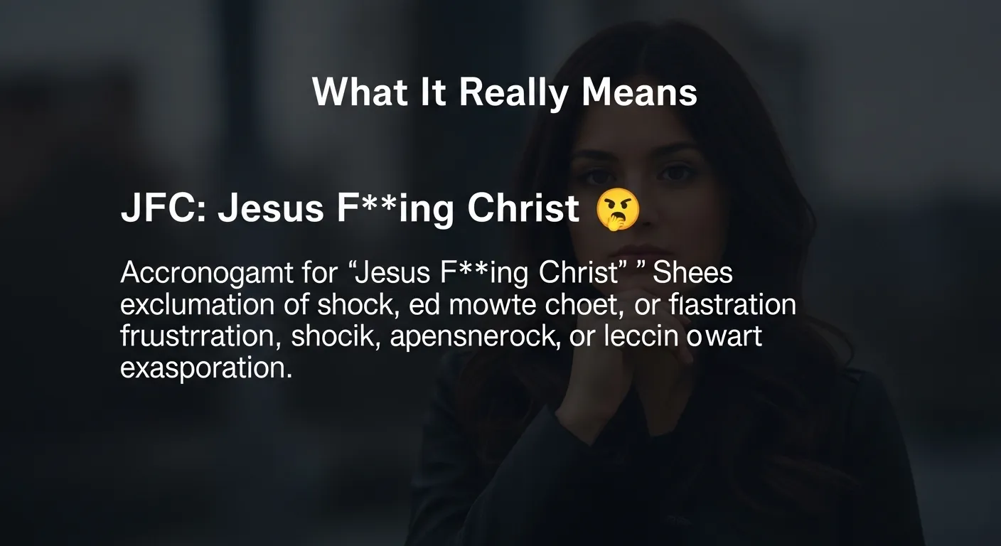 JFC Meaning in Text