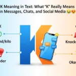 K Meaning in Text