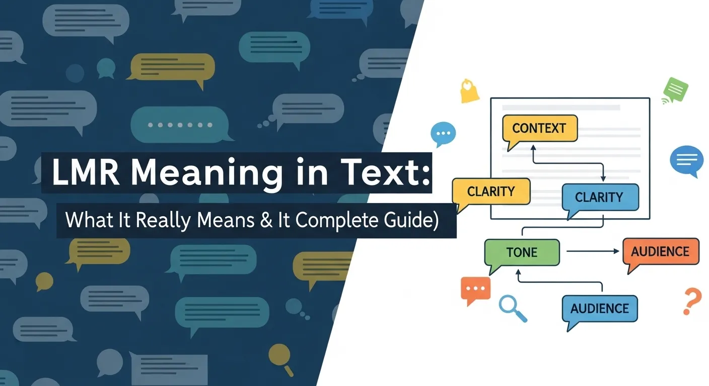 LMR Meaning in Text