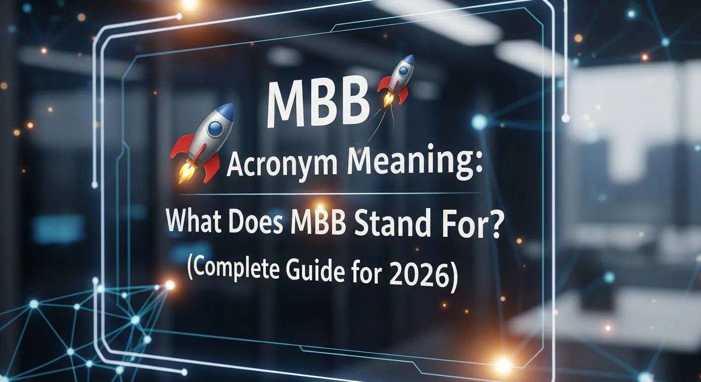 MBB Acronym Meaning