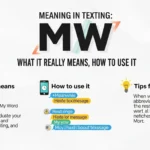 MW Meaning in Texting