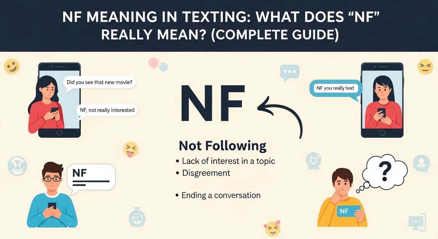 NF Meaning in Texting
