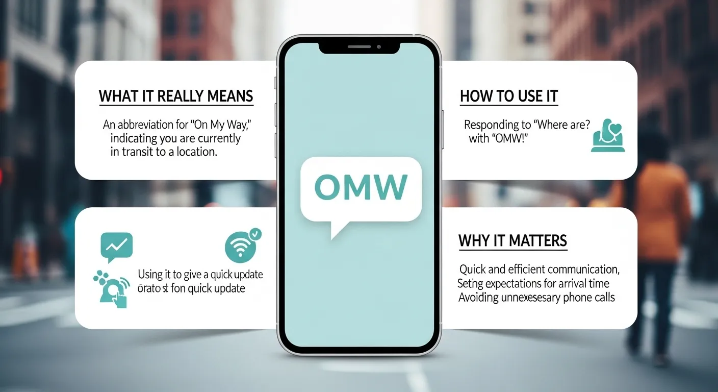 OMW Meaning in Texting