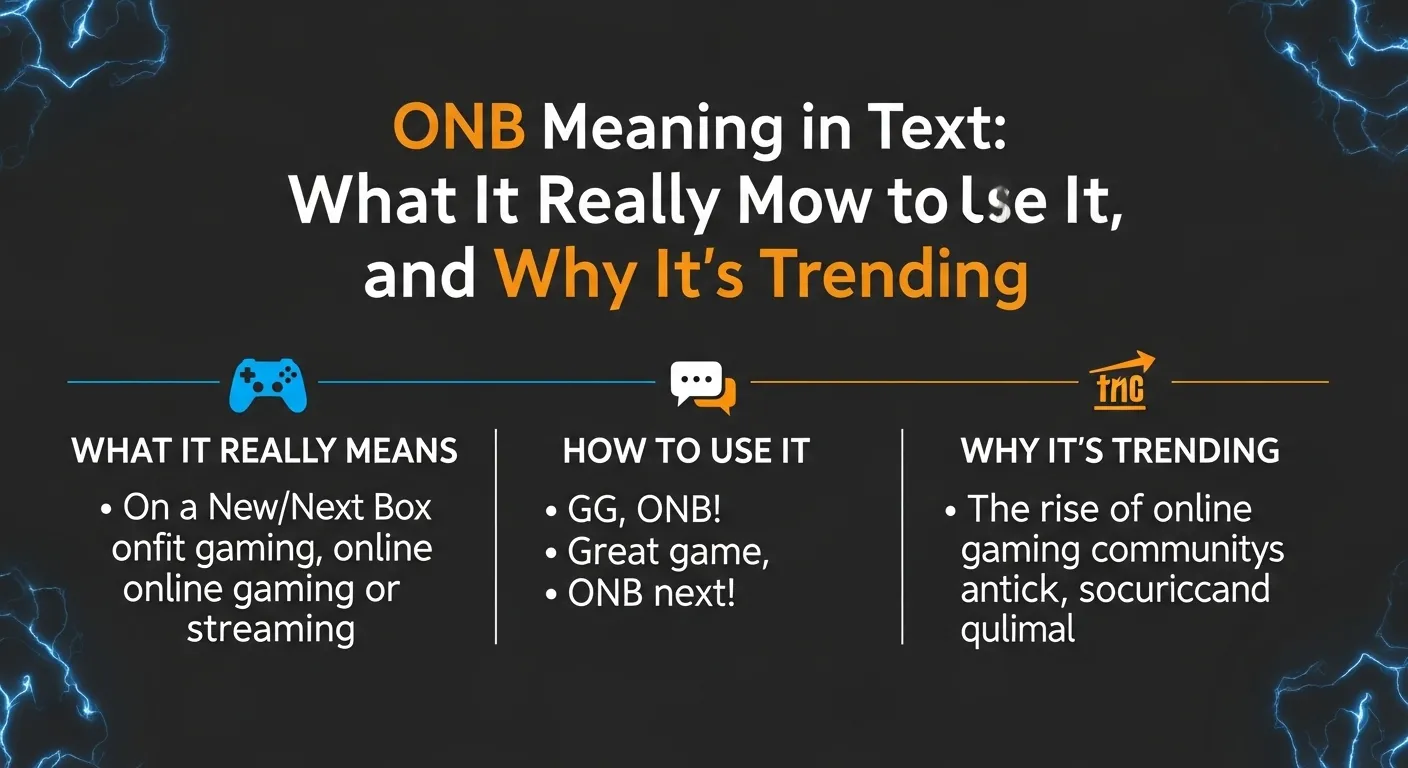 ONB Meaning in Text