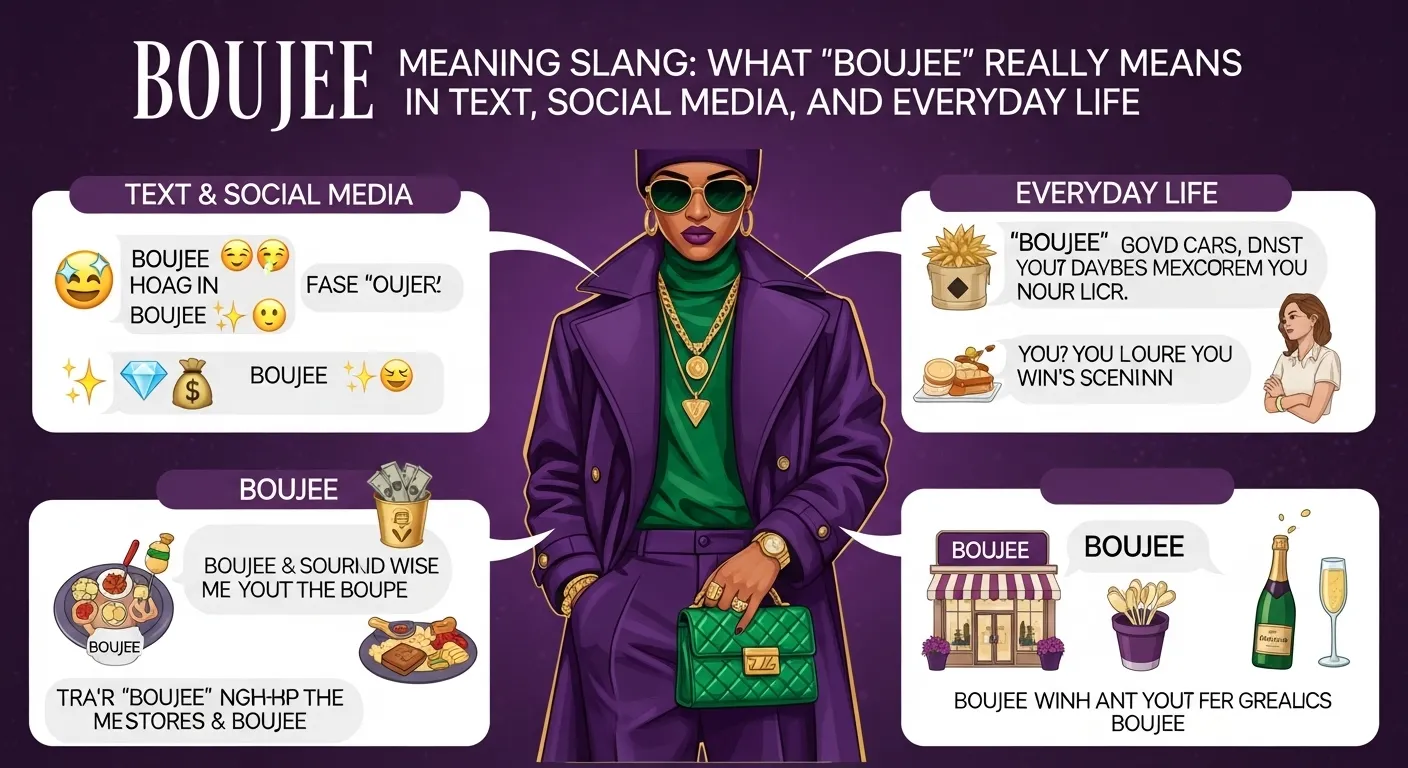 Boujee Meaning Slang