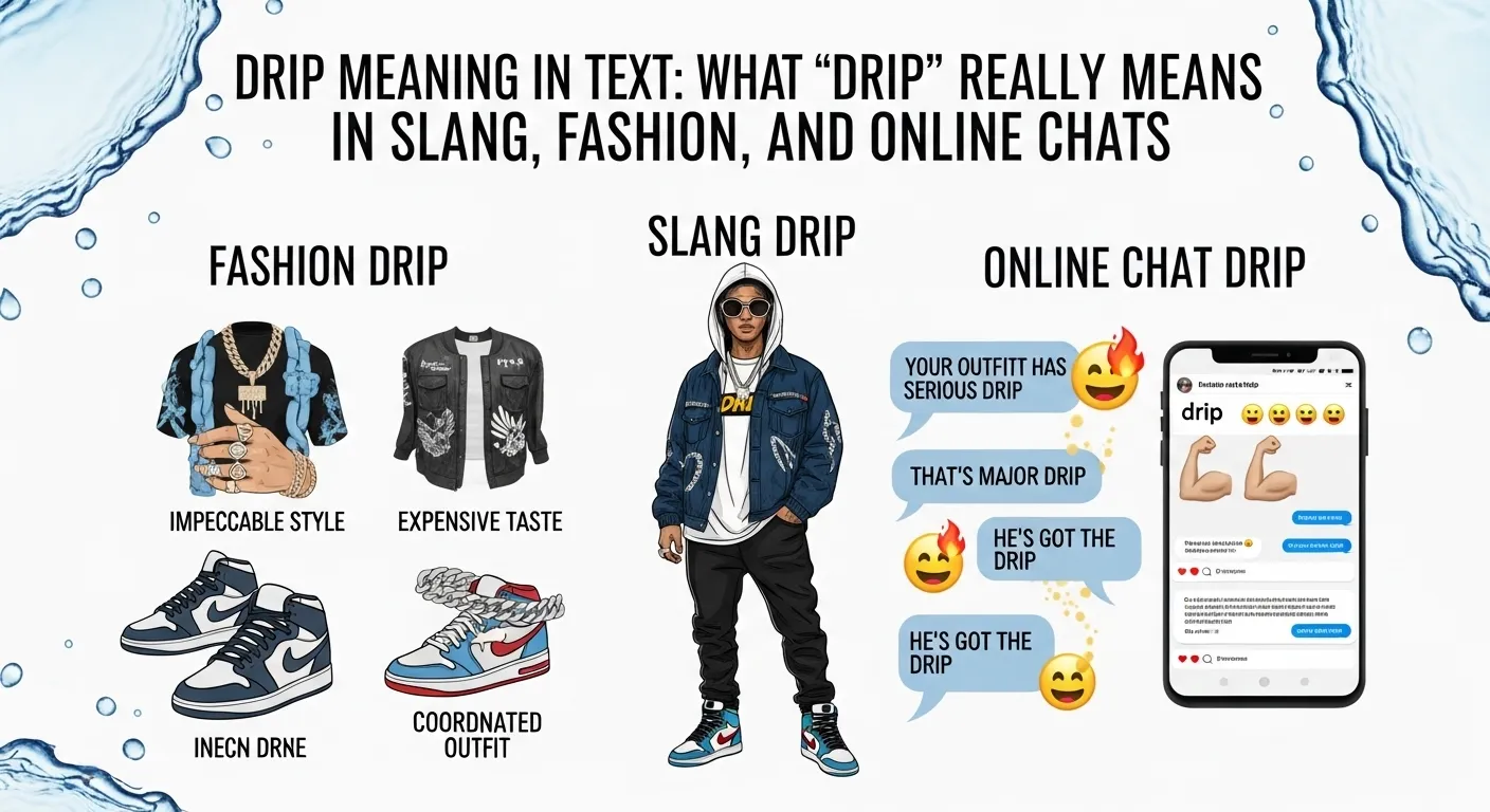 Drip Meaning in Text