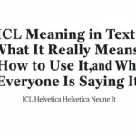 ICL Meaning in Text