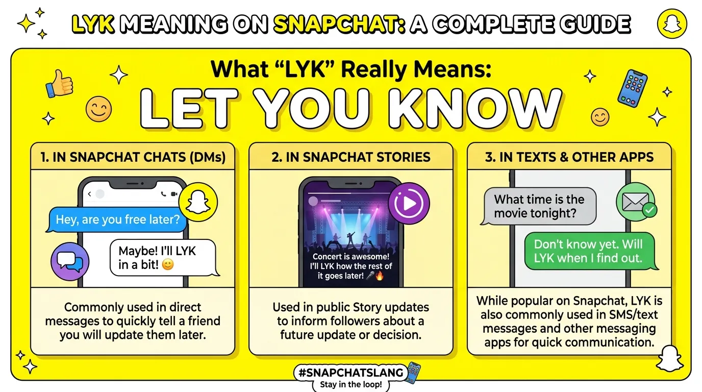 LYK Meaning on Snapchat