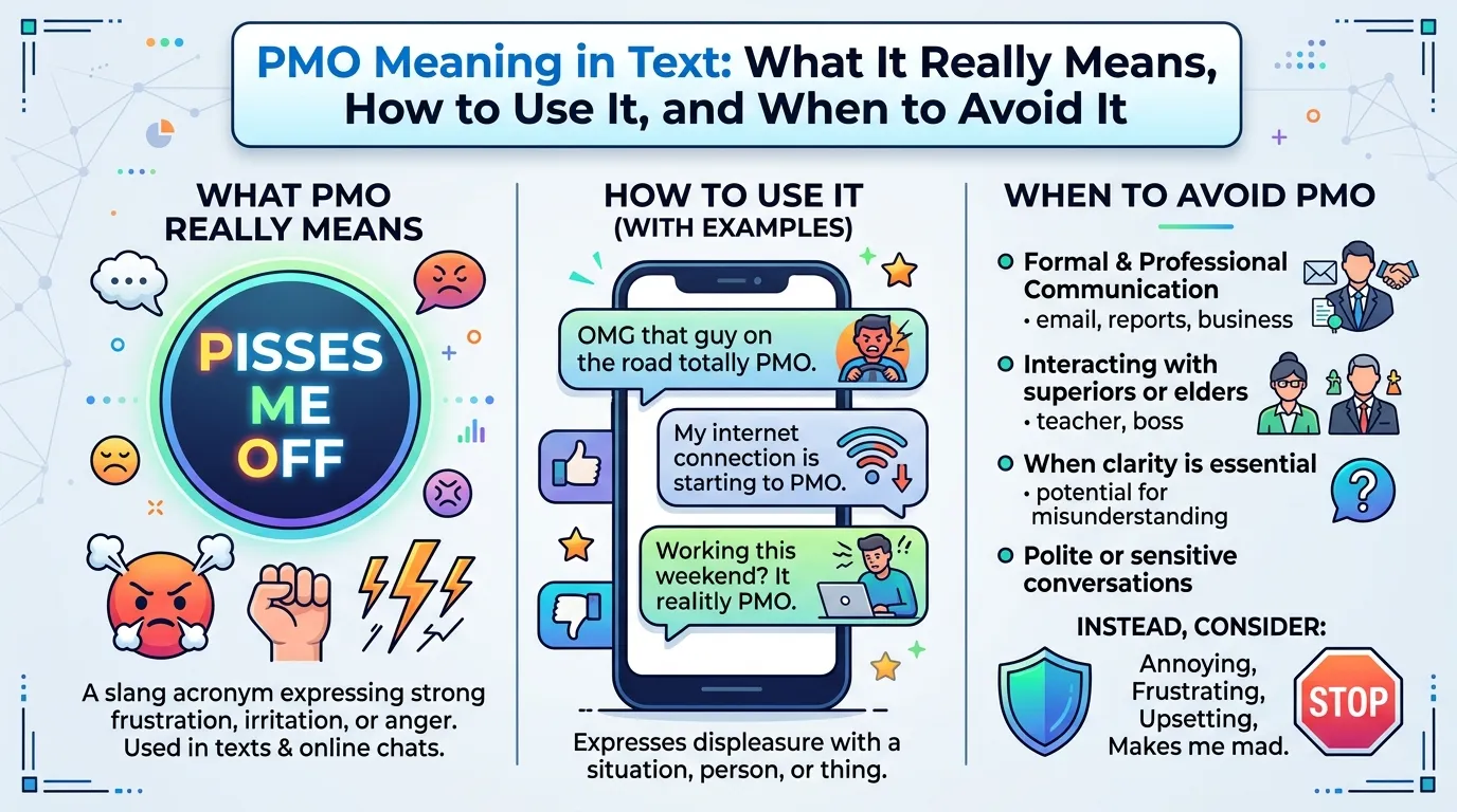 PMO Meaning in Text