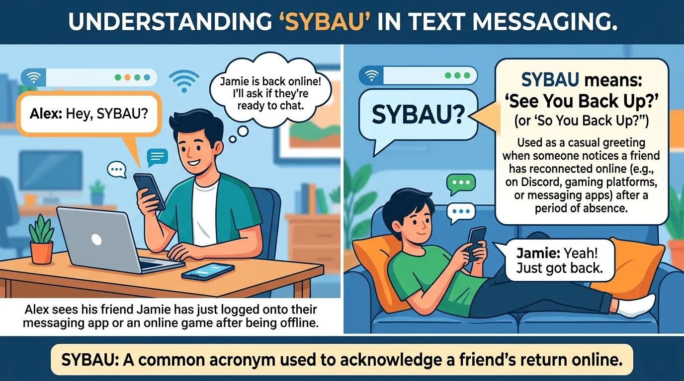 SYBAU Meaning in Text
