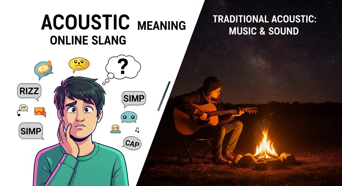 Acoustic Meaning Slang