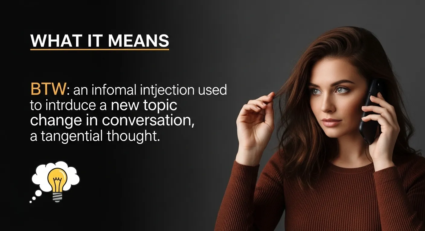 BTW Meaning in Text