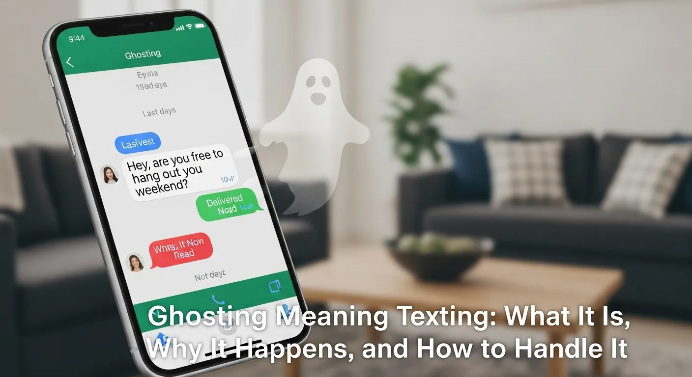 Ghosting Meaning Texting