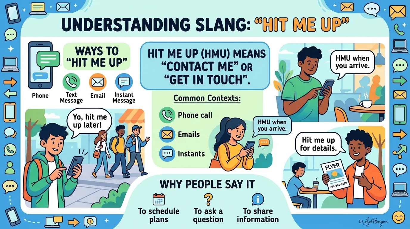 Hit Me Up Meaning Slang