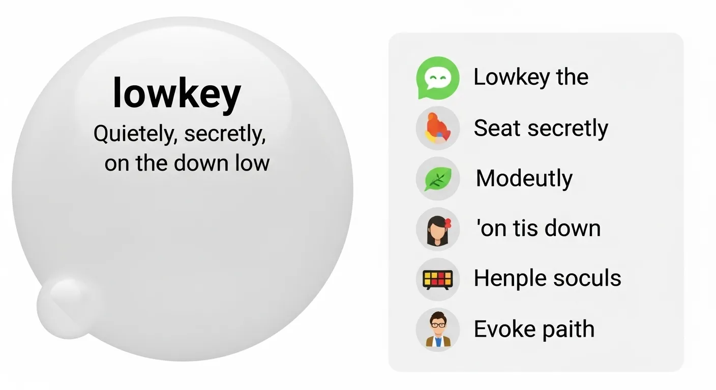 Lowkey Meaning in Text