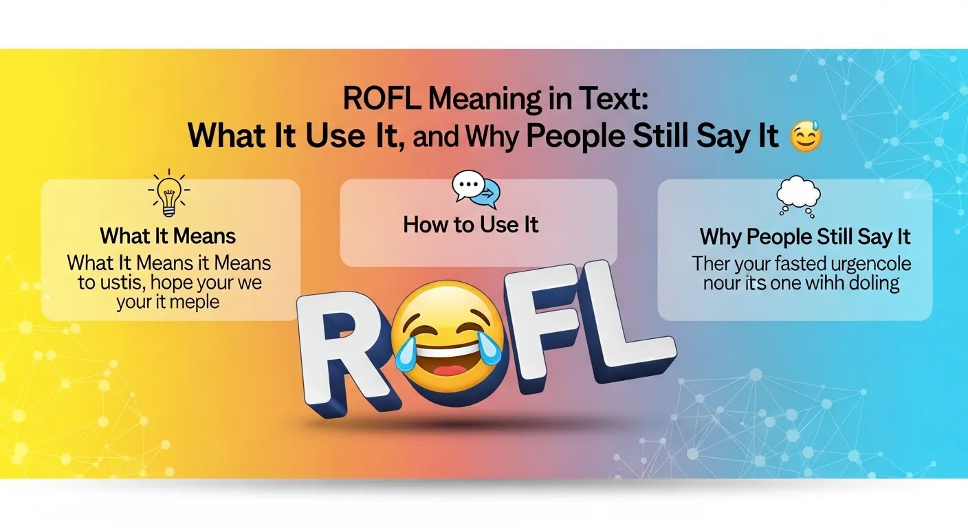 ROFL Meaning in Text