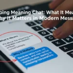 Typing Meaning Chat