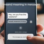 Unsend Meaning in Messages