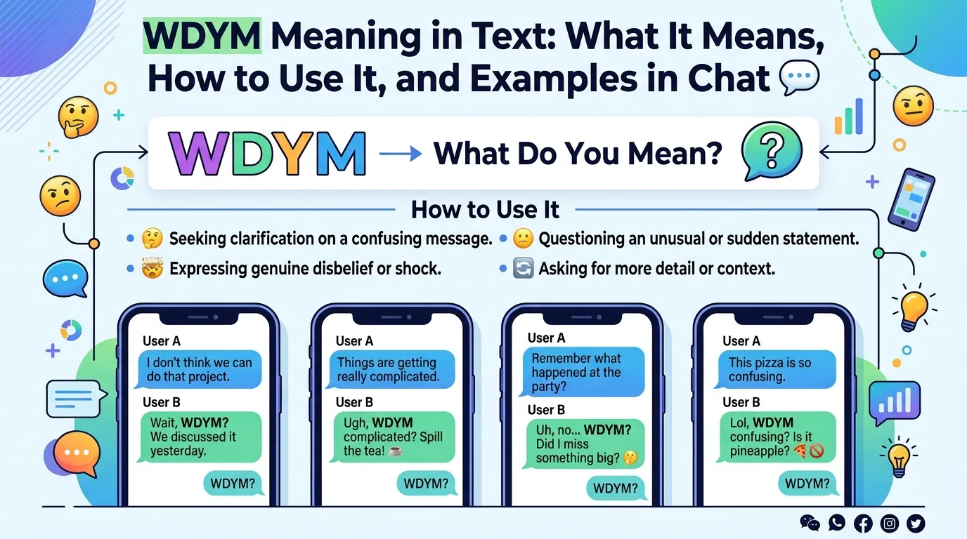 WDYM Meaning in Text