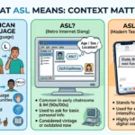 ASL Meaning