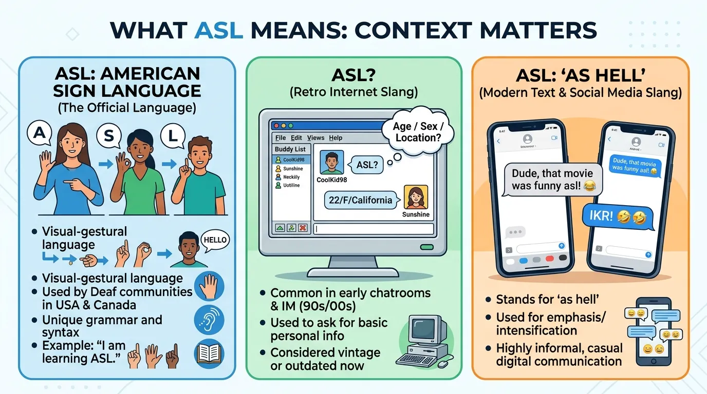 ASL Meaning