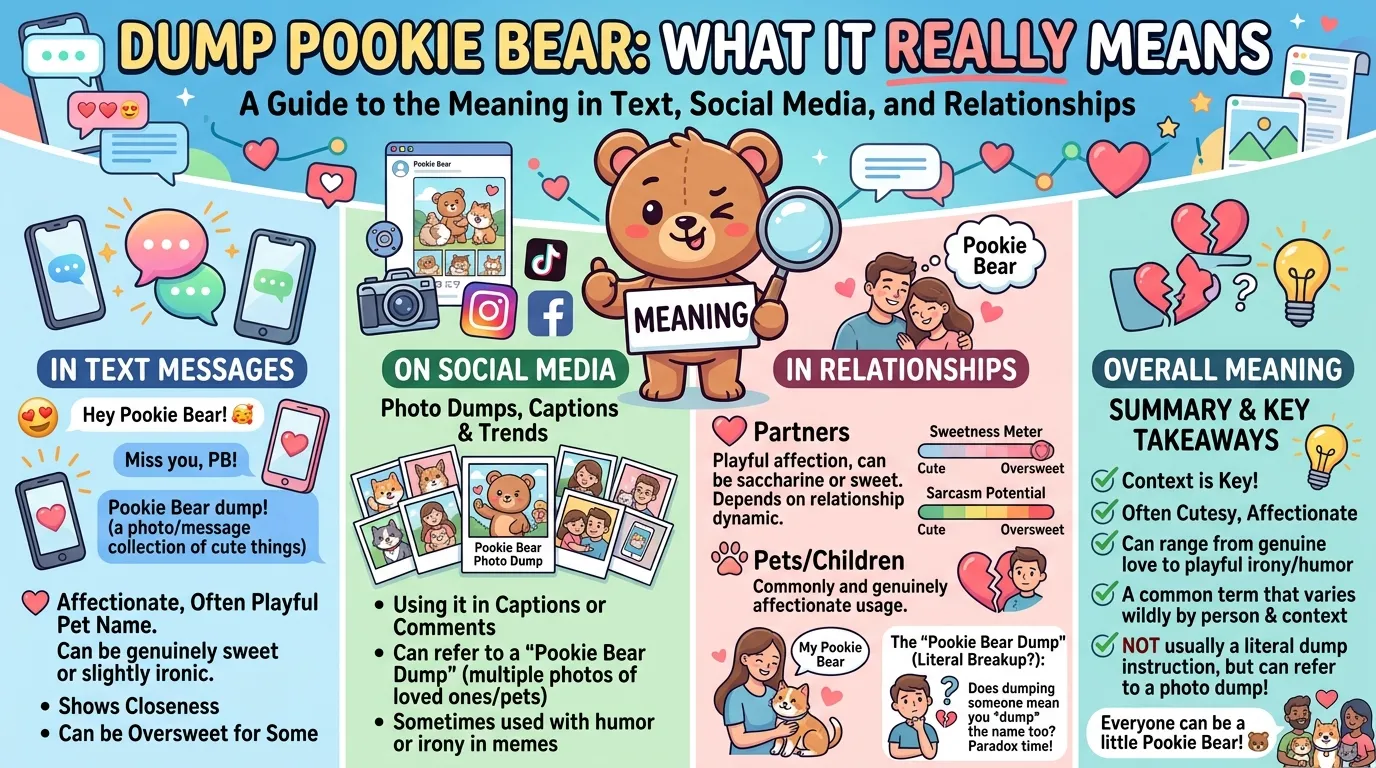 DUMP POOKIE BEAR Meaning