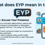 EYP Meaning in Text