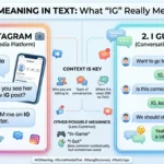 IG Meaning in Text