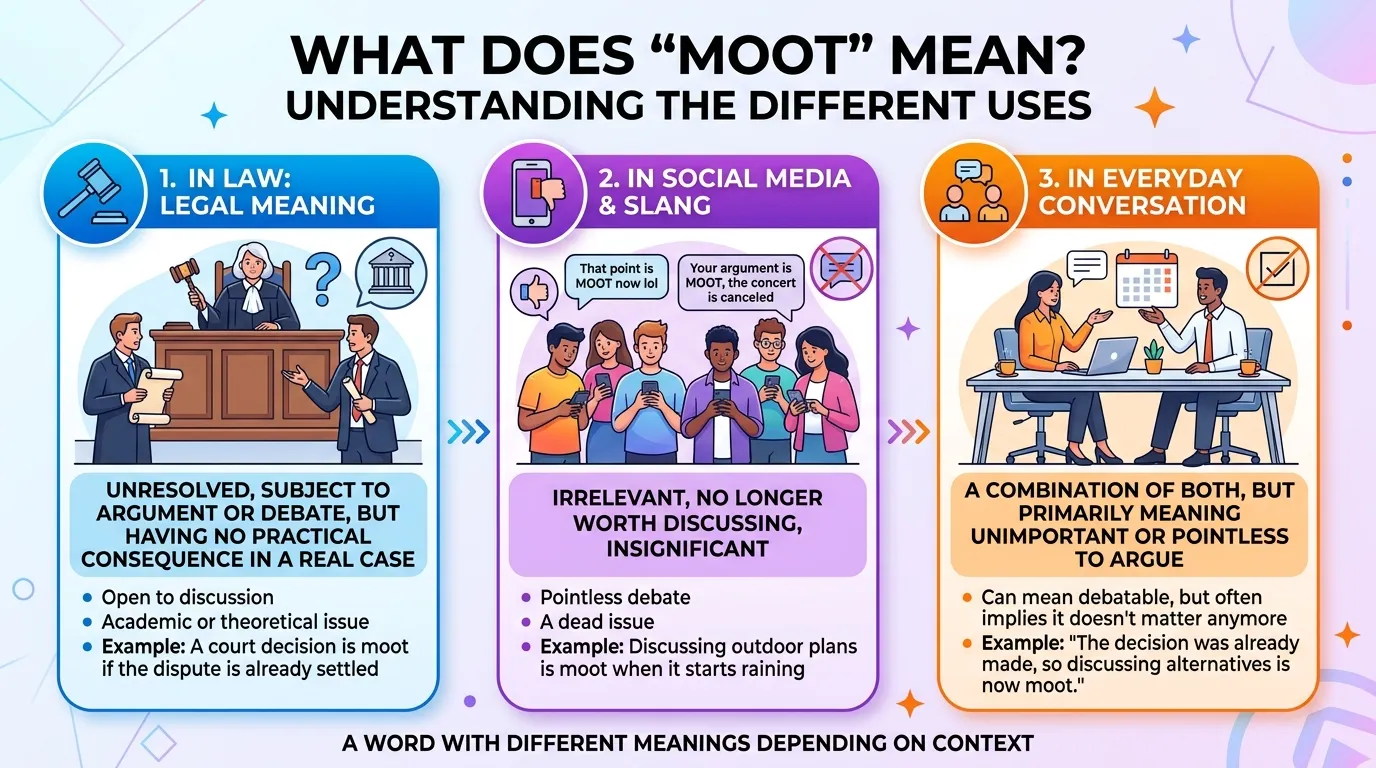 MOOT Meaning
