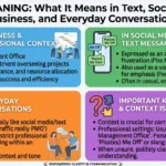 PMO Meaning