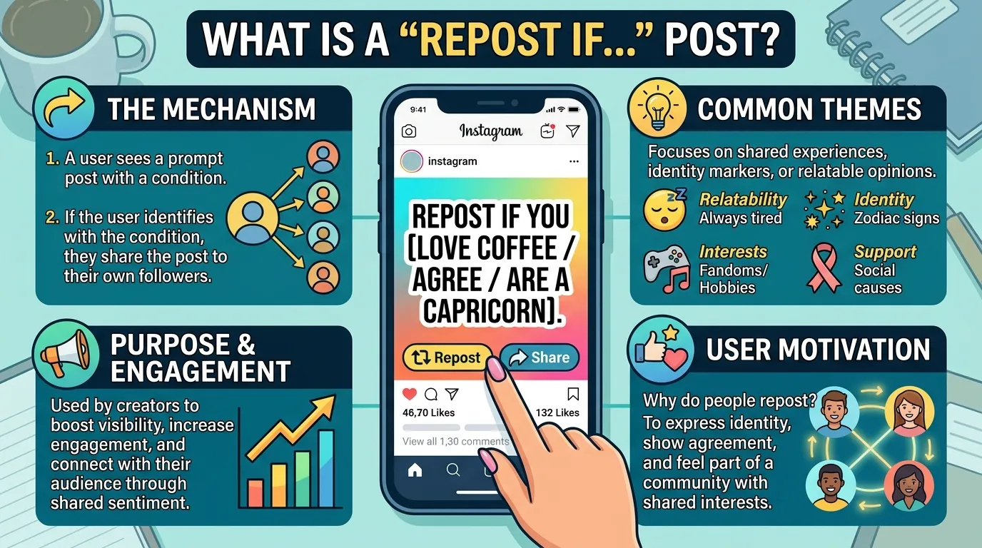 REPOST IF Meaning